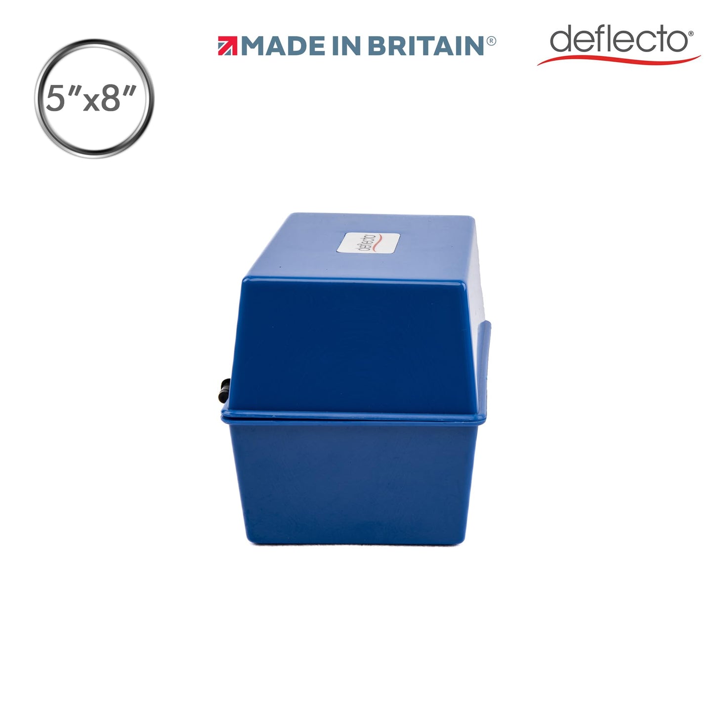 Value Size 8 x 5 Index Card Box - Red