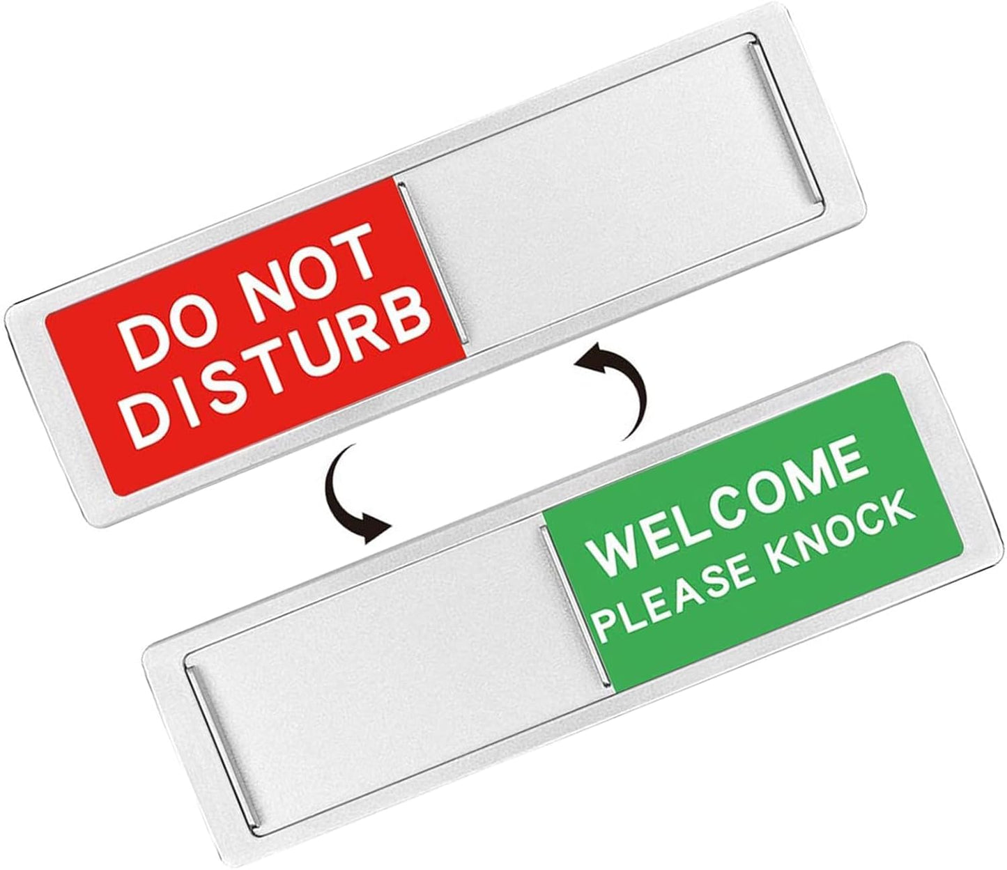 Ziranee DO NOT DISTURB/WELCOME PLEASE KNOCK Sliding Door Sign