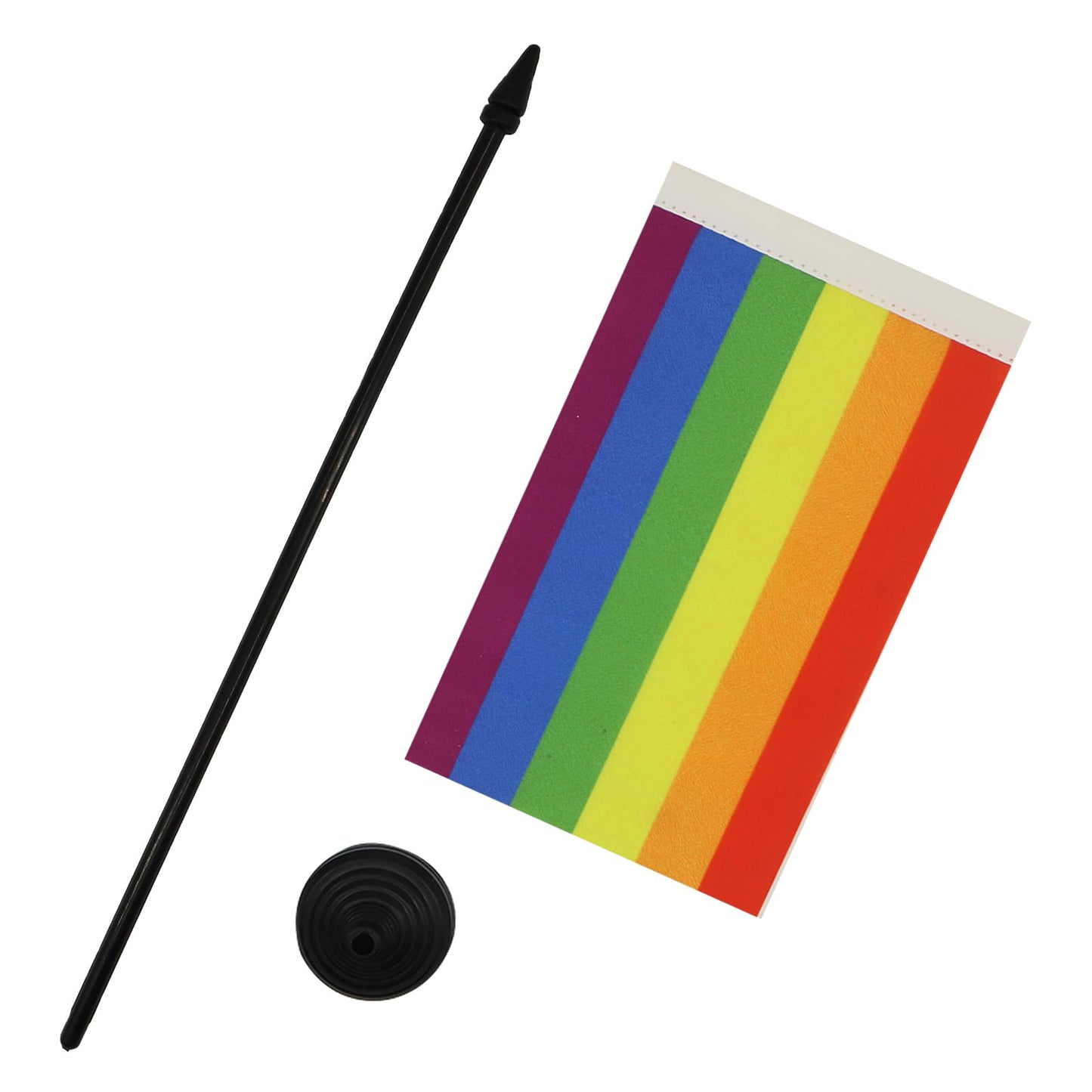 Rainbow Table Flag - 4'' x 6'' Gay Pride Mini Desk Flag-CentralDepot247