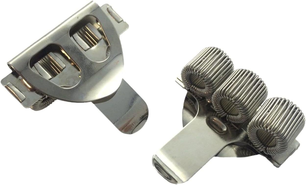 Triple Hole Stainless Steel Pen Holder with Pocket Clip-CentralDepot247