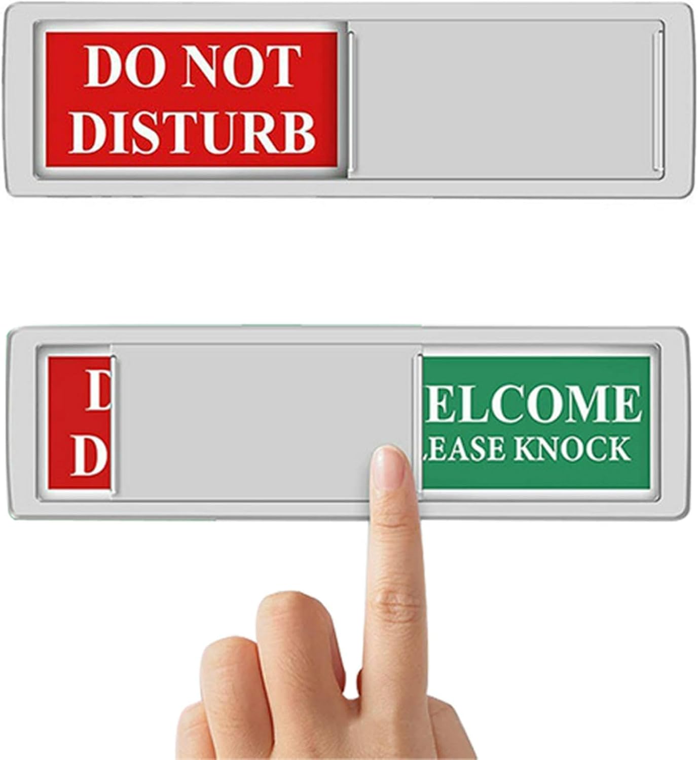 Ziranee DO NOT DISTURB/WELCOME PLEASE KNOCK Sliding Door Sign