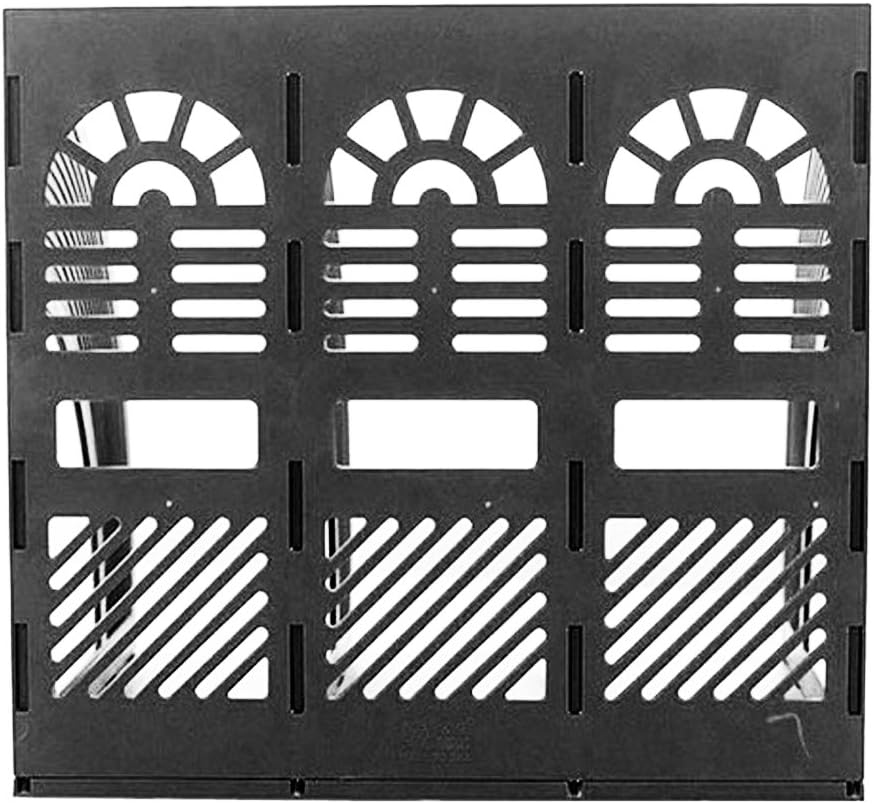 Sturdy Desktop File Organizer - Black Magazine Holder & Document Rack-CentralDepot247