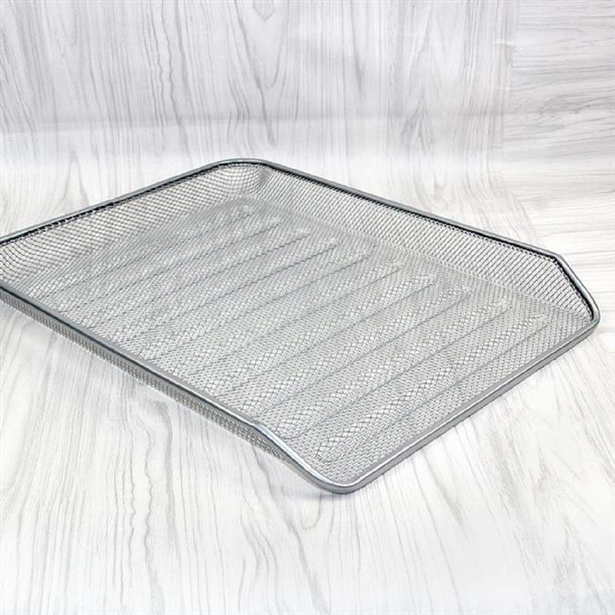 Silver Wire Mesh 4 Tier Letter Tray - A4 Document Organizer-CentralDepot247
