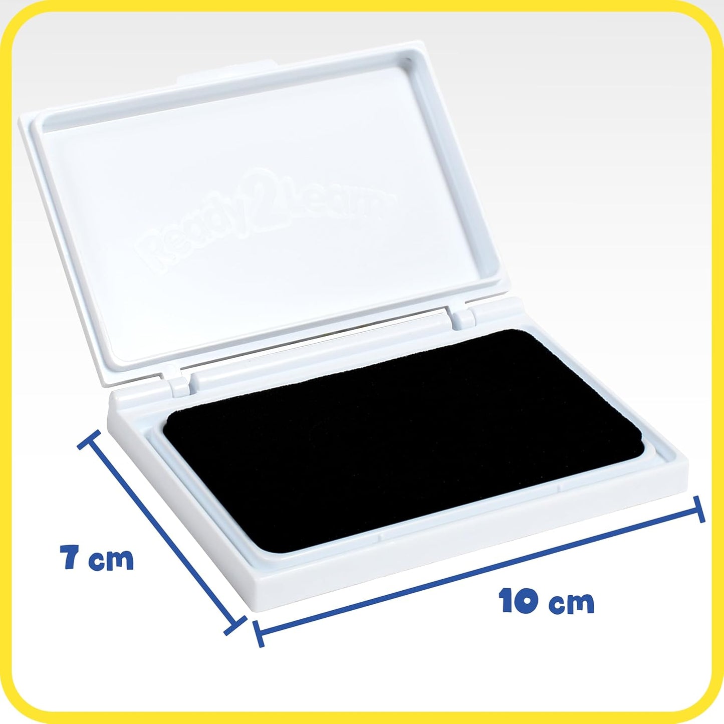 READY 2 LEARN Washable Stamp Pad - Black, Non-Toxic, Fade Resistant