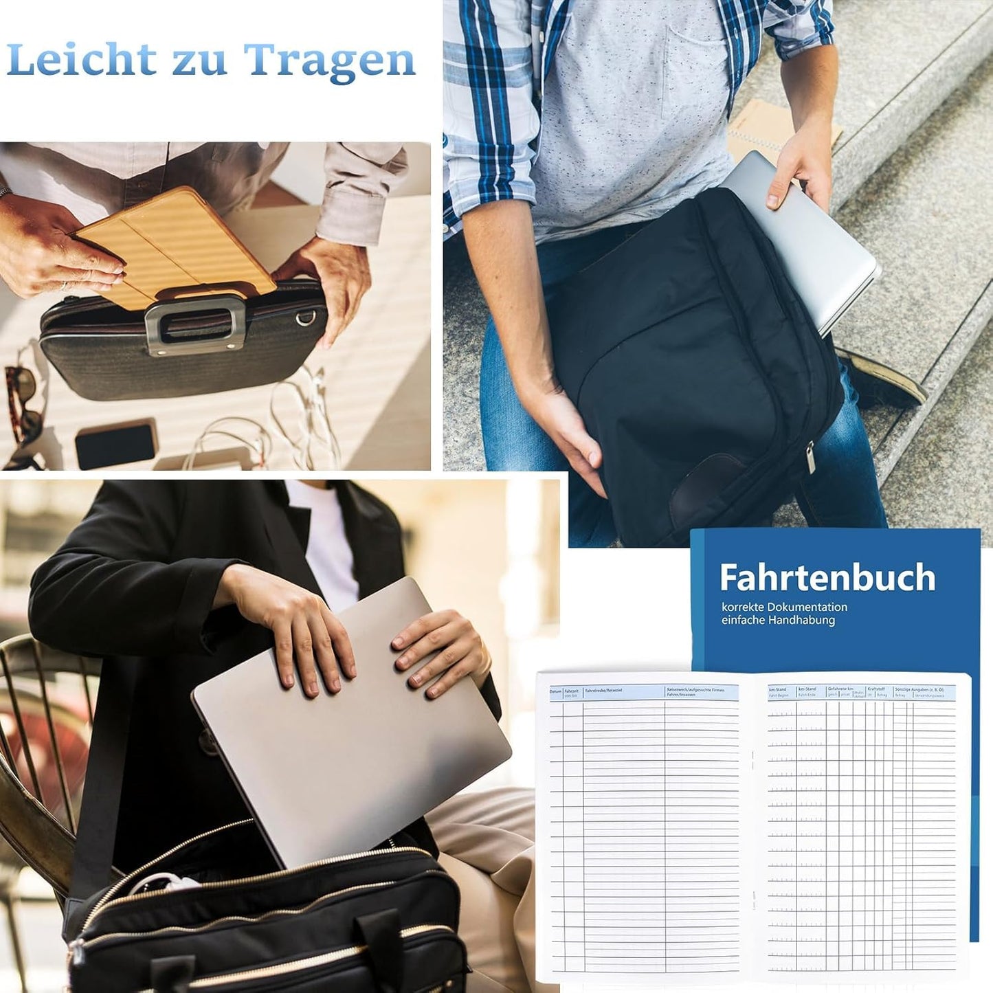 Set of 4 A5 Logbooks for Accurate Travel Record Keeping-CentralDepot247