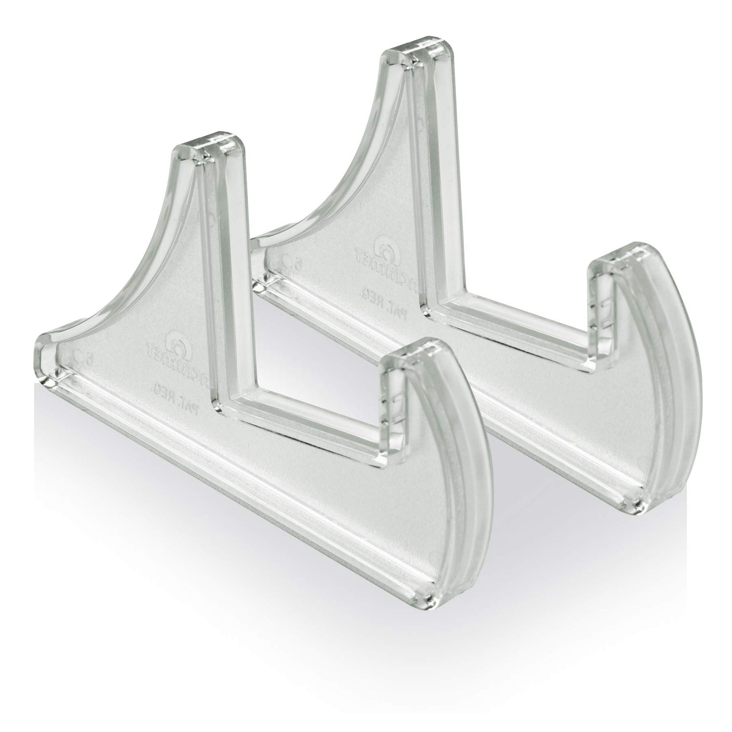 Vertical Acrylic Pocket File Holder for Brochures - Clear-CentralDepot247