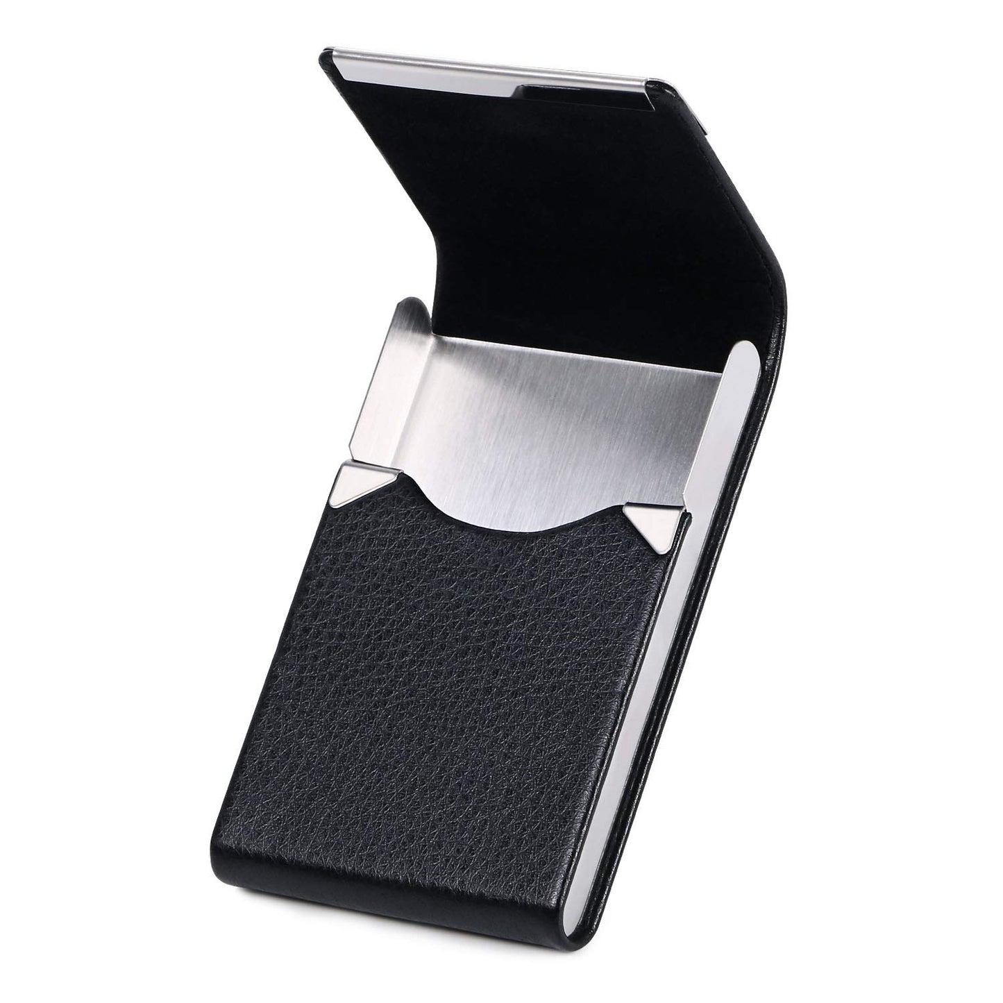 PU Leather Business Card Holder with Magnetic Buckle-CentralDepot247