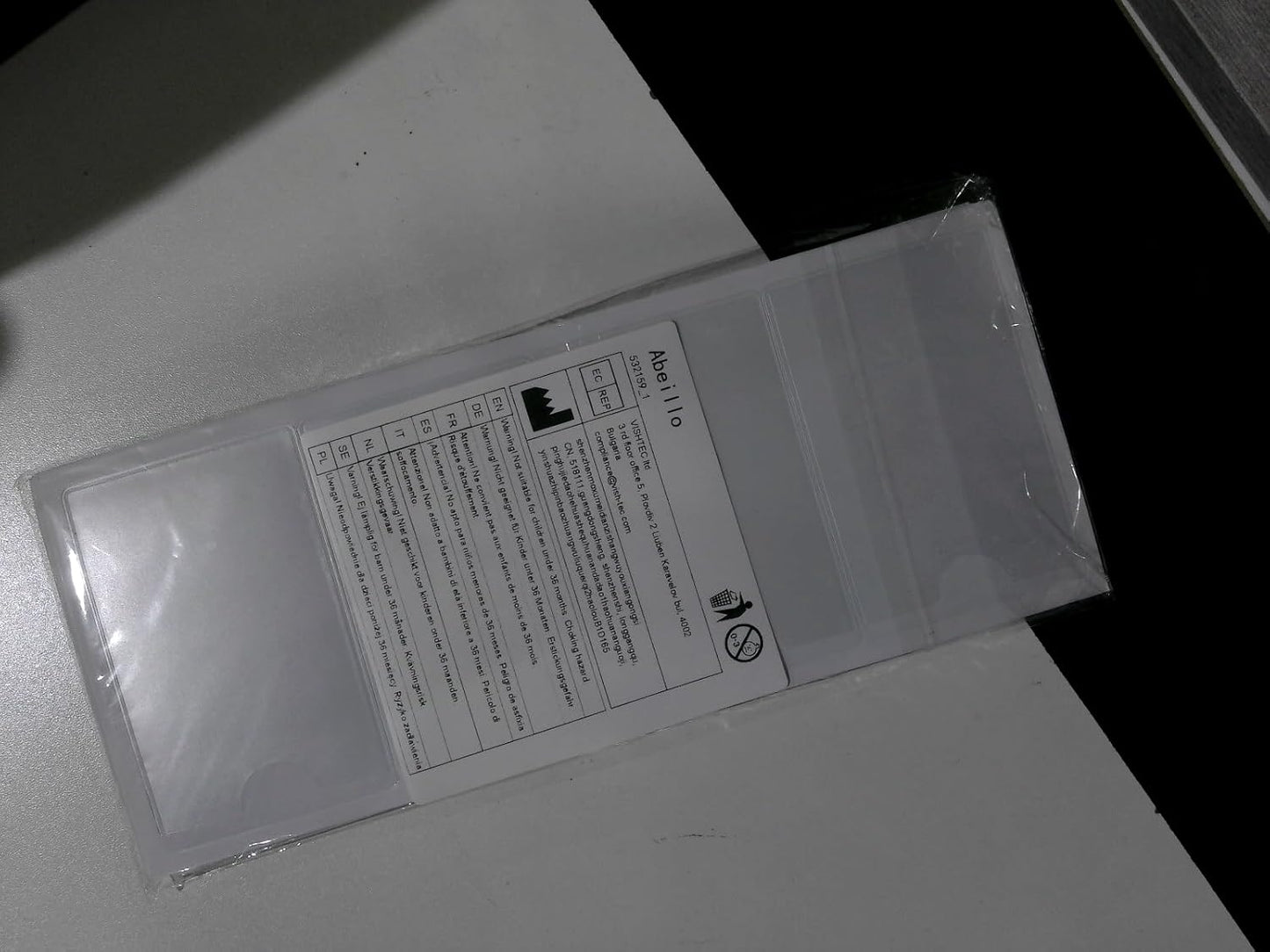 100 Pack Self-Adhesive Plastic Card Sleeves - 2 Sizes for Organizing
