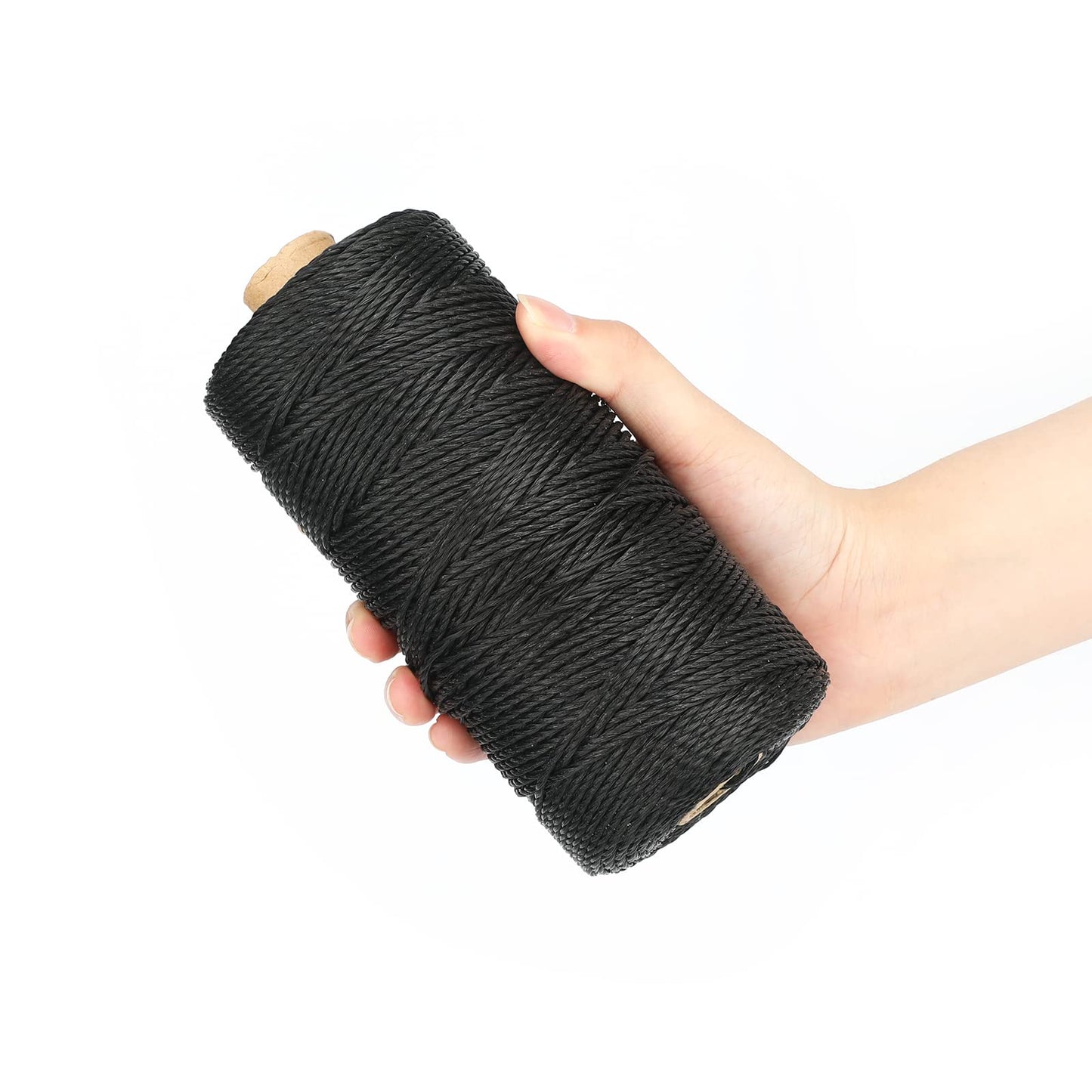 KINGLAKE 2mm Black Cord, 130m Twist Nylon Brick Line, Strong Builders String for Bricklaying, Masonry, Net Repairing, Gardening, Marking, DIY Crafts-CentralDepot247