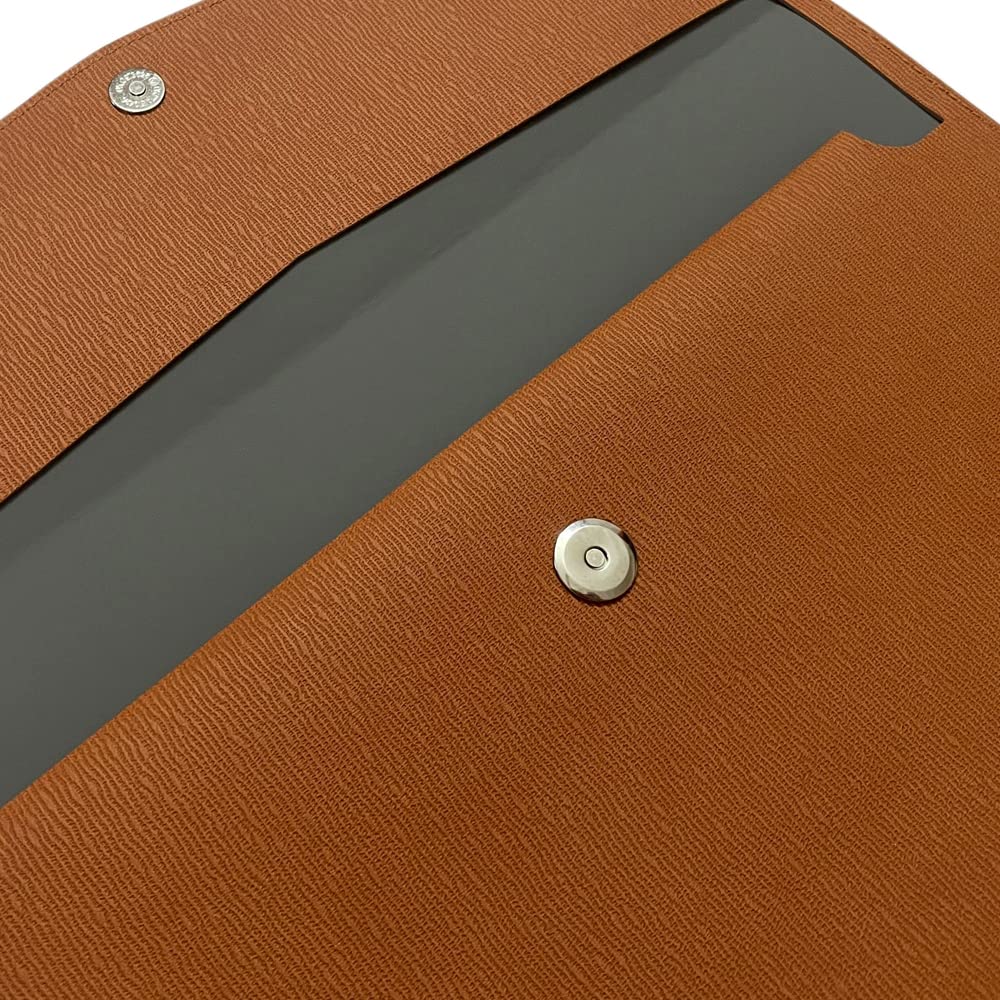 PU Leather A4 File Folder Waterproof Portfolio Envelope Case 13x9.5 inch