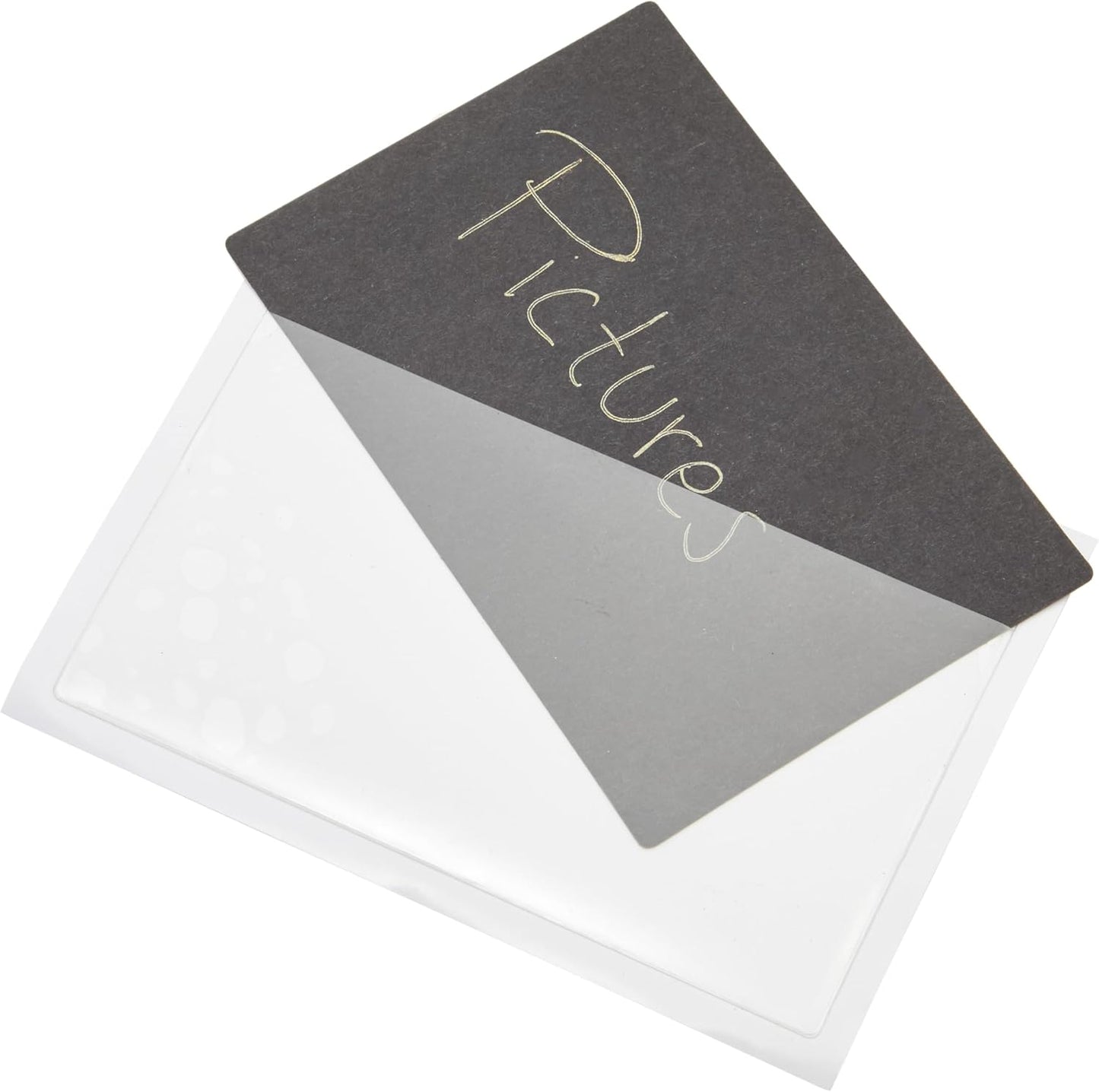 100 Pack Clear Self-Adhesive Pocket Label Holders for 3x5 Index Cards