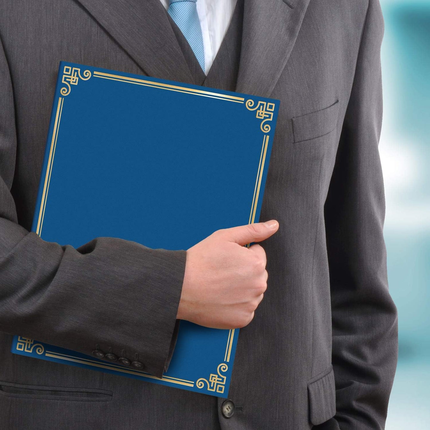 Professional Certificate Holders - 25 Pack, 8.5x11 Document Folders-CentralDepot247