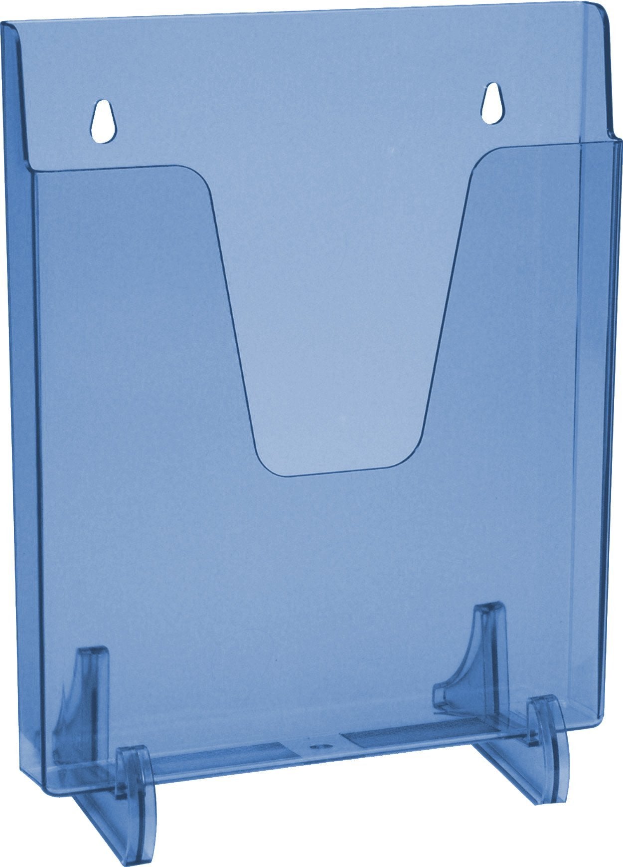 Vertical Acrylic Pocket File Holder for Brochures - Clear-CentralDepot247