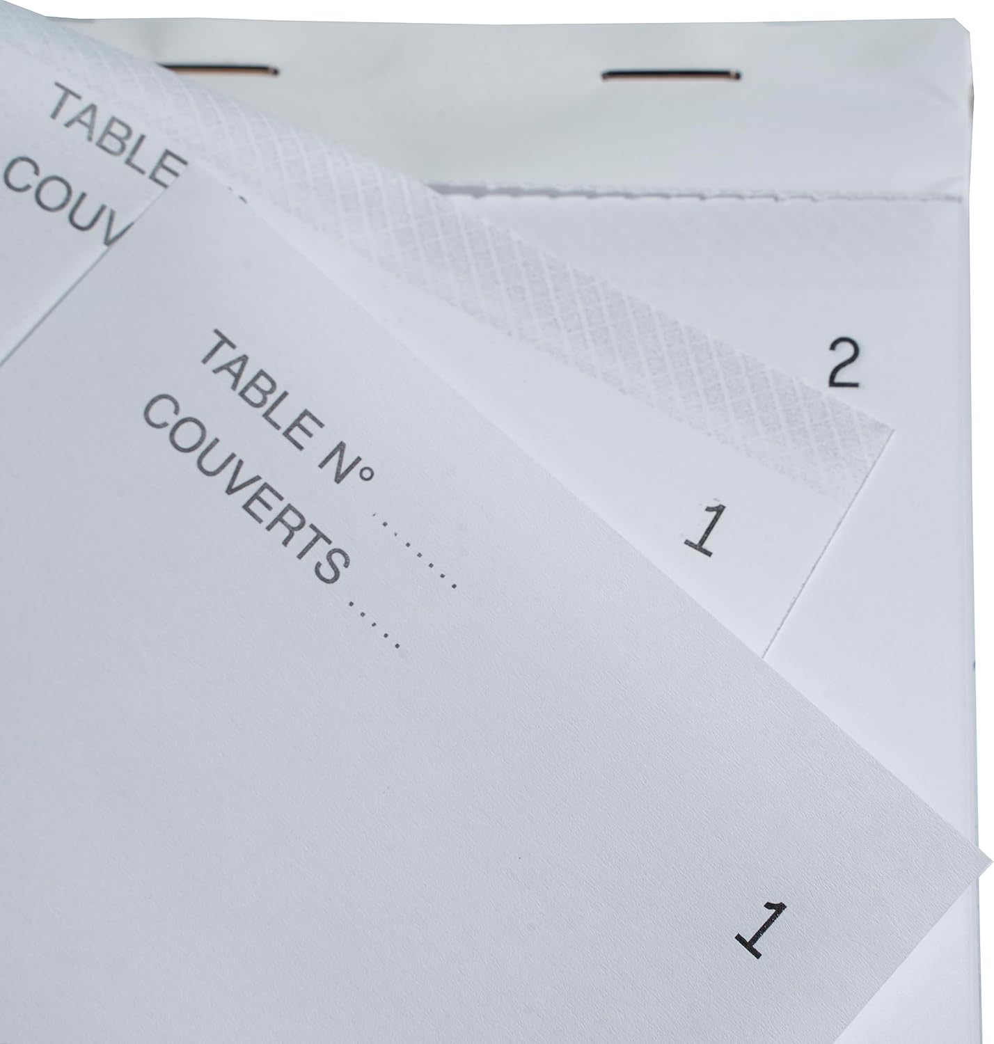 Waiter Pad - 50 Carbonless Sheets, 8x15 cm - Duplicate Numbered