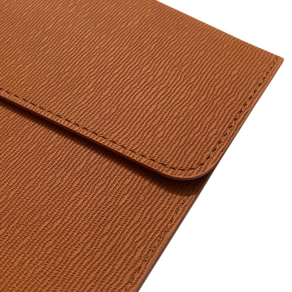 PU Leather A4 File Folder Waterproof Portfolio Envelope Case 13x9.5 inch