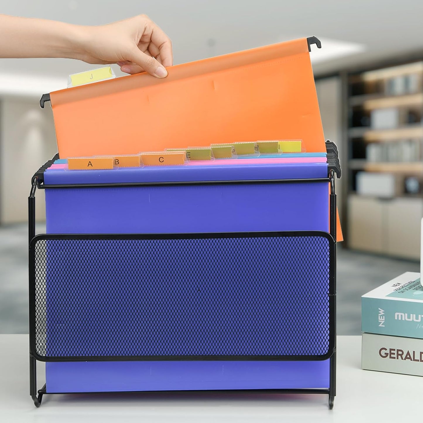 Suspension Files and Frame, A4 Suspension Files 15PCS 5 Colors