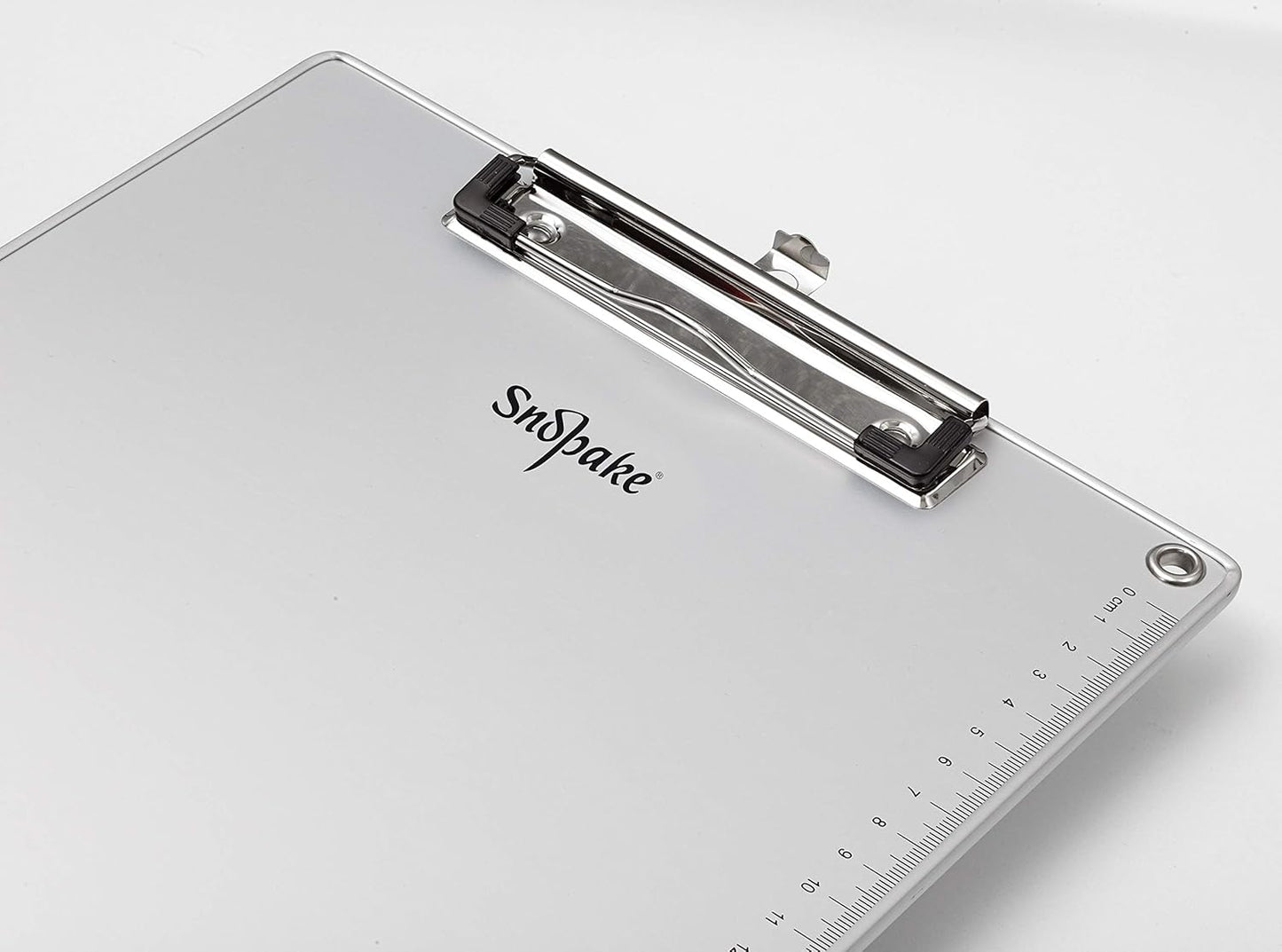 Snopake A4 Metallic Clipboard with Heavy Duty Clip and Measurement Guide