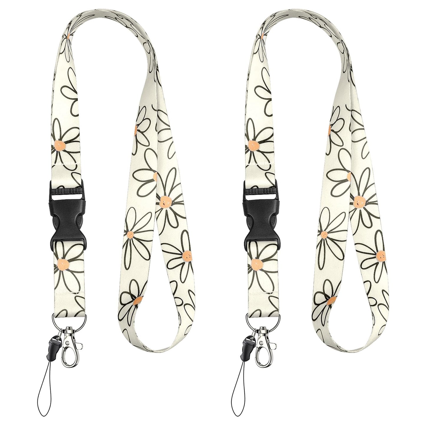 Uniclife 2 Pack Cute Lanyards for Neck