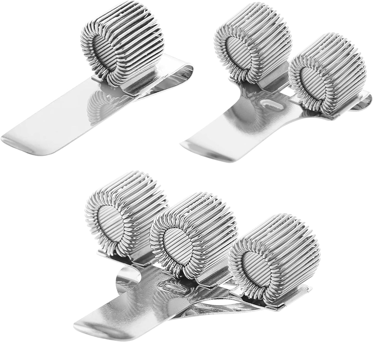 Triple Hole Stainless Steel Pen Holder with Pocket Clip-CentralDepot247