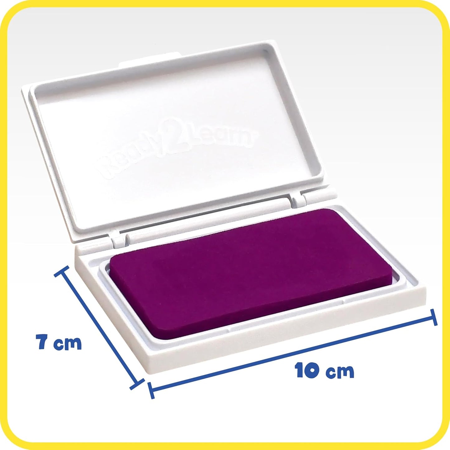 READY 2 LEARN Washable Stamp Pad - Hot Pink, Non-Toxic, Fade Resistant