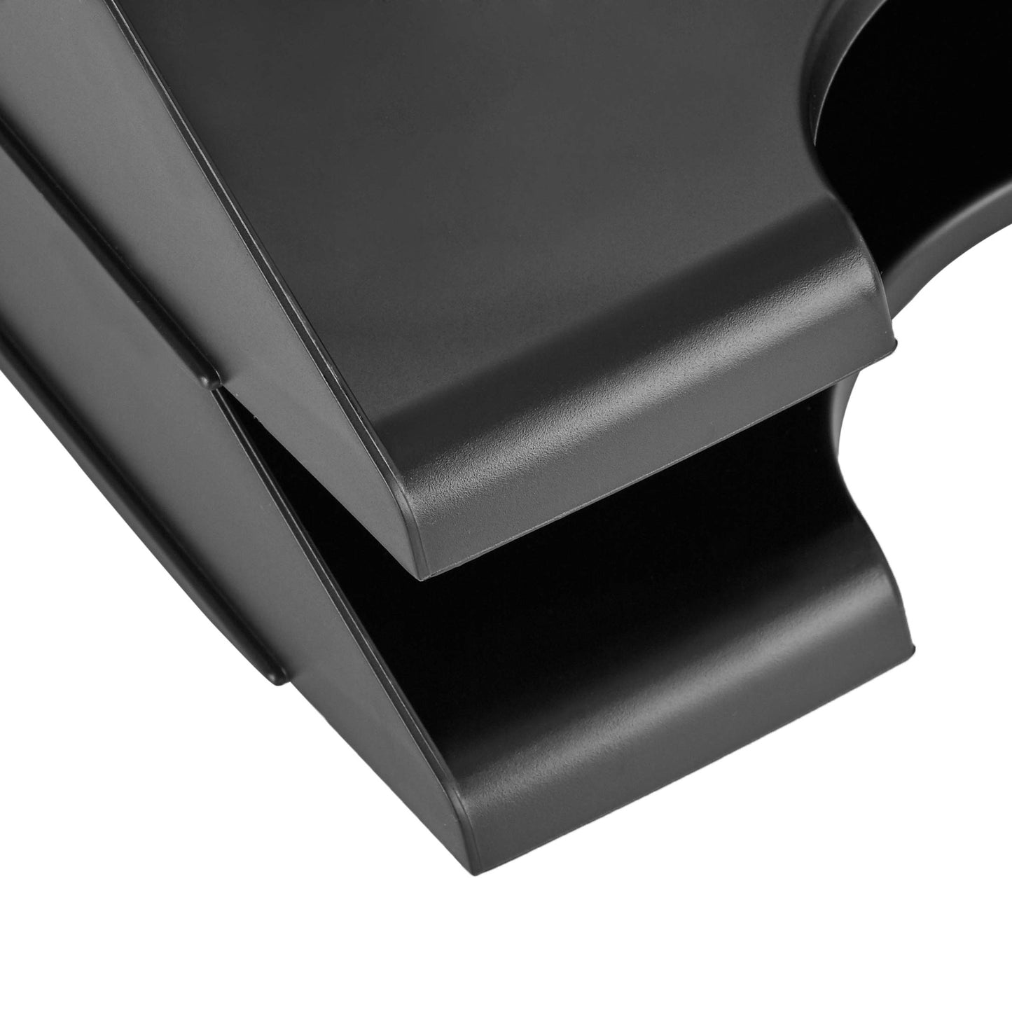 Rectangular Stackable Office Letter Trays - Pack of 2, Black-CentralDepot247
