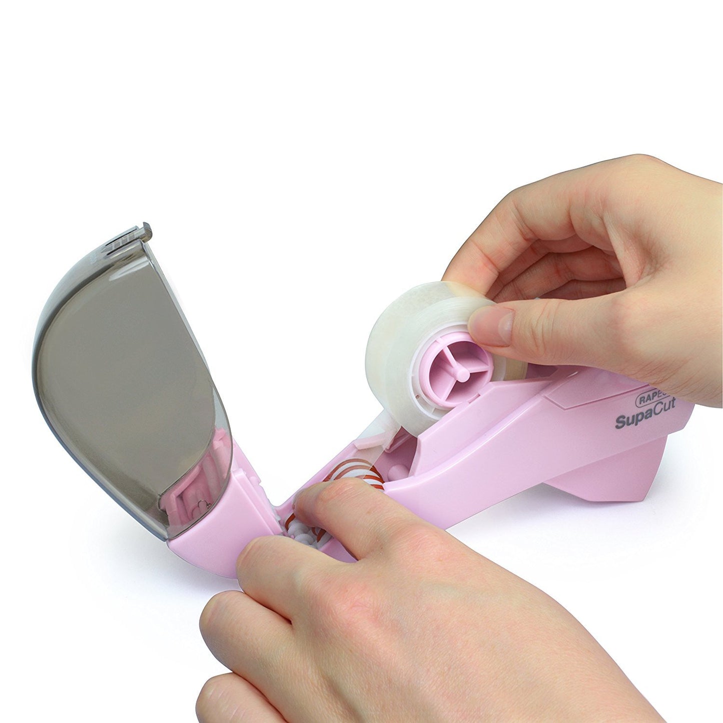 SupaCut Tape Dispenser with 2 Rolls - Candy Pink-CentralDepot247