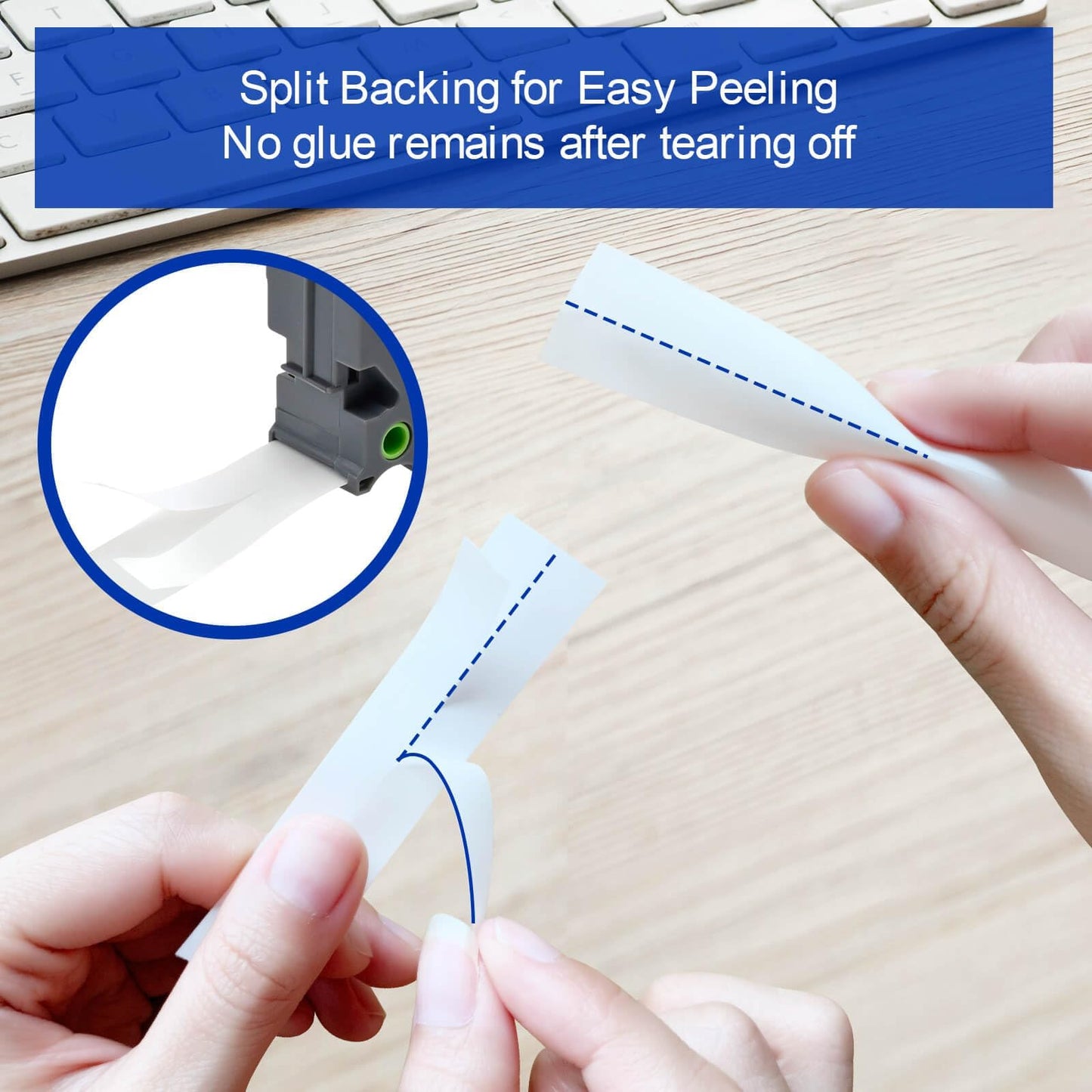10 x TZe231 Label Maker Tape Replacement for Brother Printers