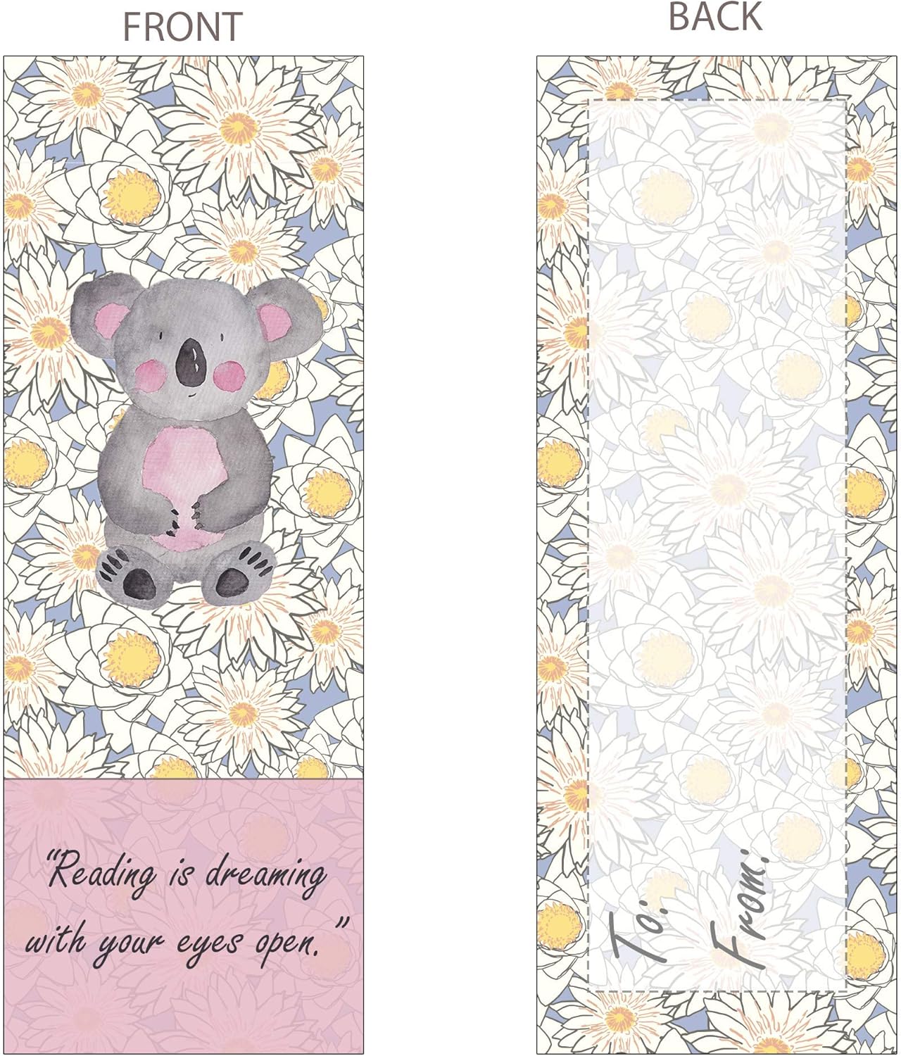 Set of 48 Recycled Animal Bookmarks - Eco-Friendly School Rewards