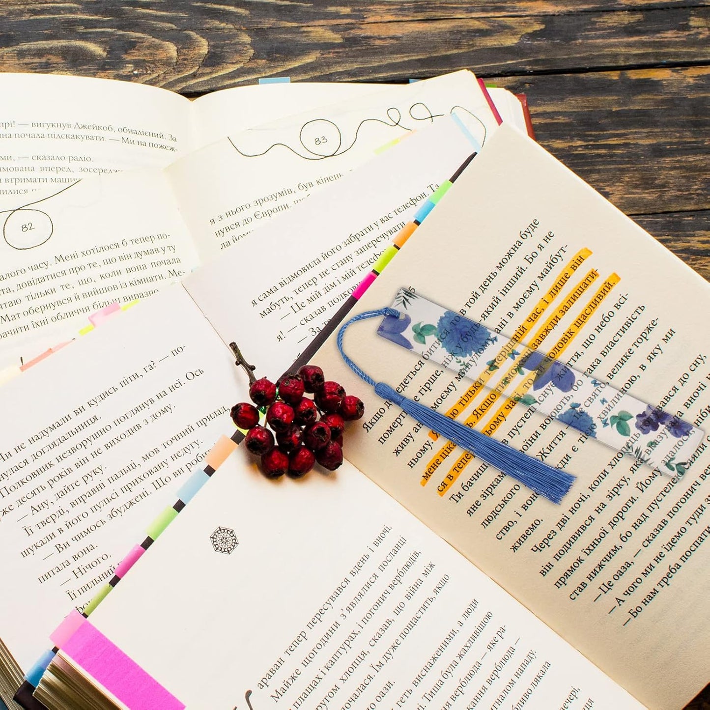 Pressed Flower Bookmarks - 10 Pcs Resin Floral Reading Markers