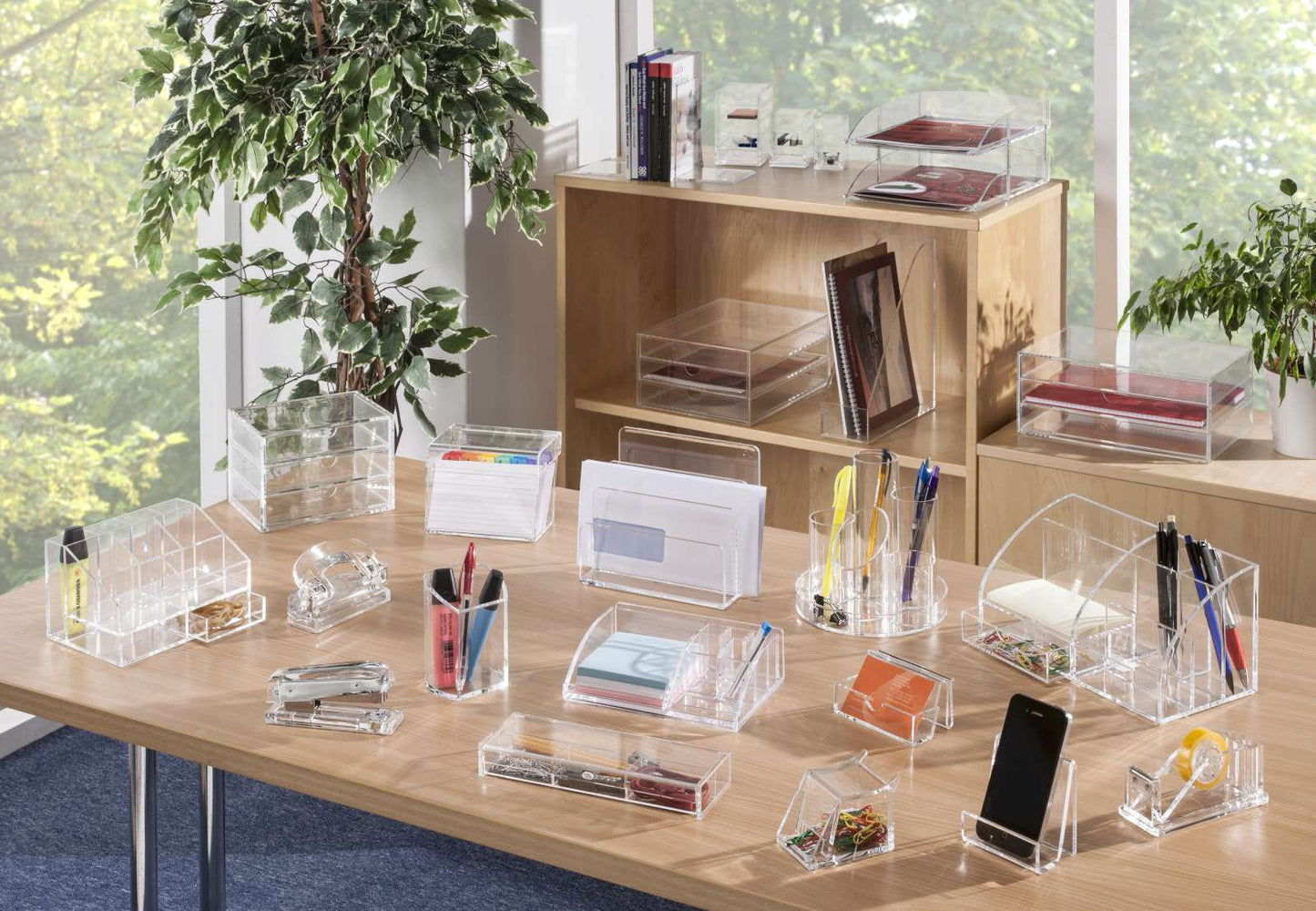 Very Small Clear Acrylic 3 Drawer Chest for Jewelry & Stationery-CentralDepot247