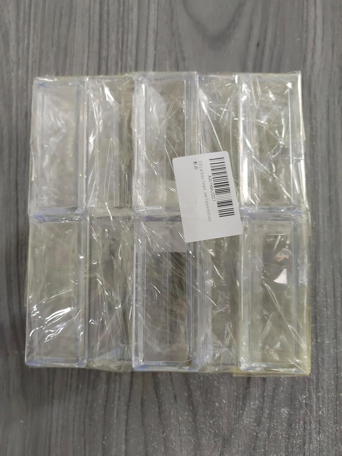 10 Pack Acrylic Business Card Holders - Clear Desk Display Stands-CentralDepot247