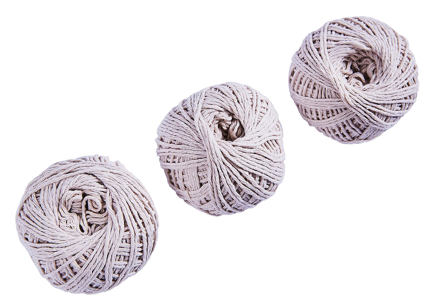 Amtech U5250 Ball of String for Craft, Home, Garden and Gift Wrap, White, 3 Pieces of 45 metre-CentralDepot247