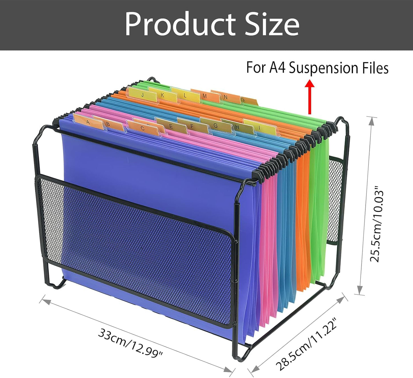 Suspension Files and Frame, A4 Suspension Files 15PCS 5 Colors