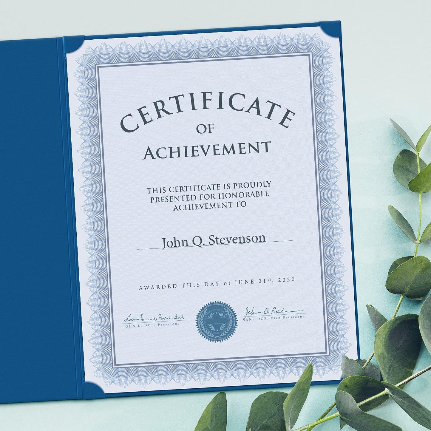 Professional Certificate Holders - 25 Pack, 8.5x11 Document Folders-CentralDepot247
