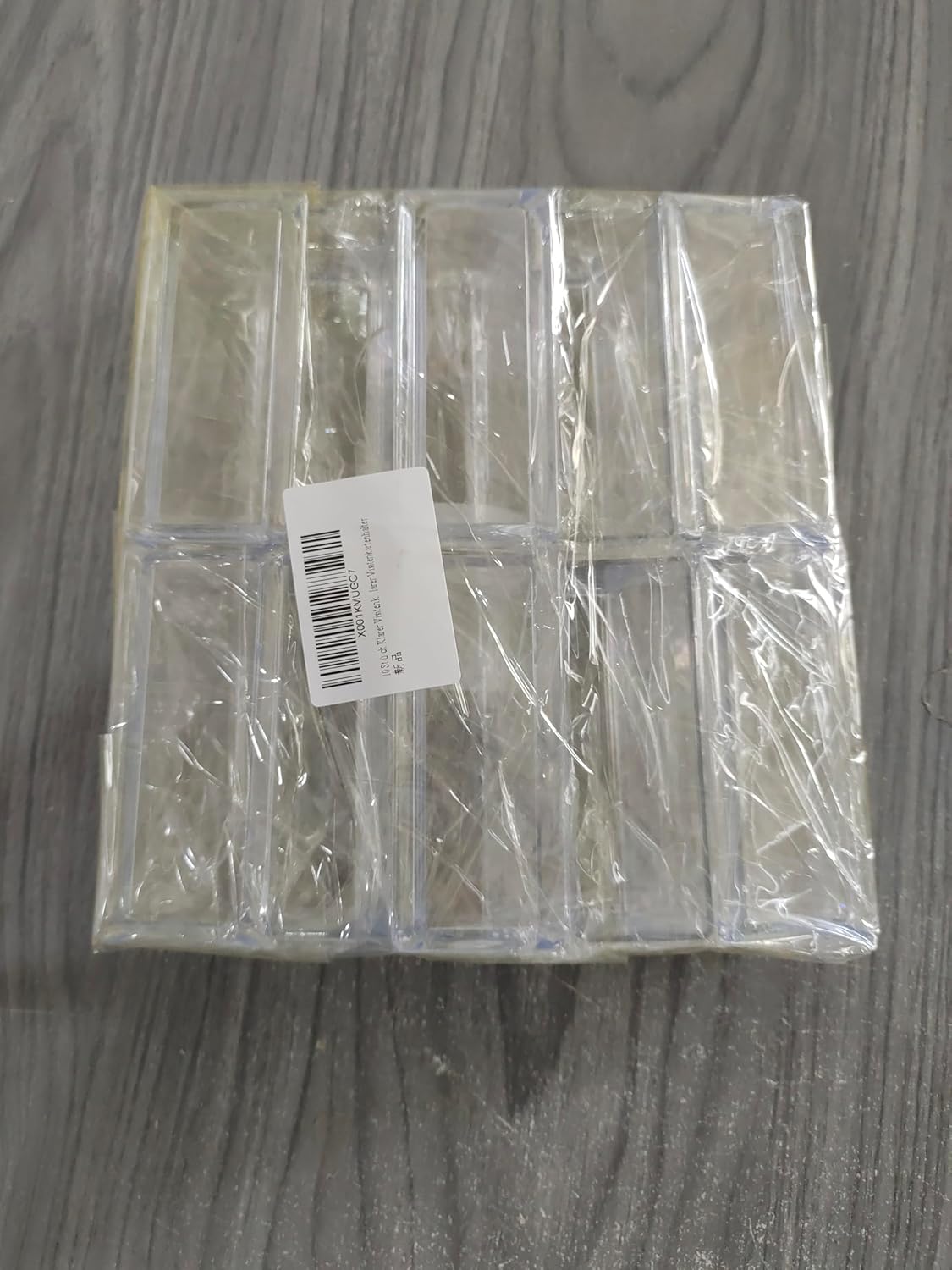 10 Pack Acrylic Business Card Holders - Clear Desk Display Stands-CentralDepot247