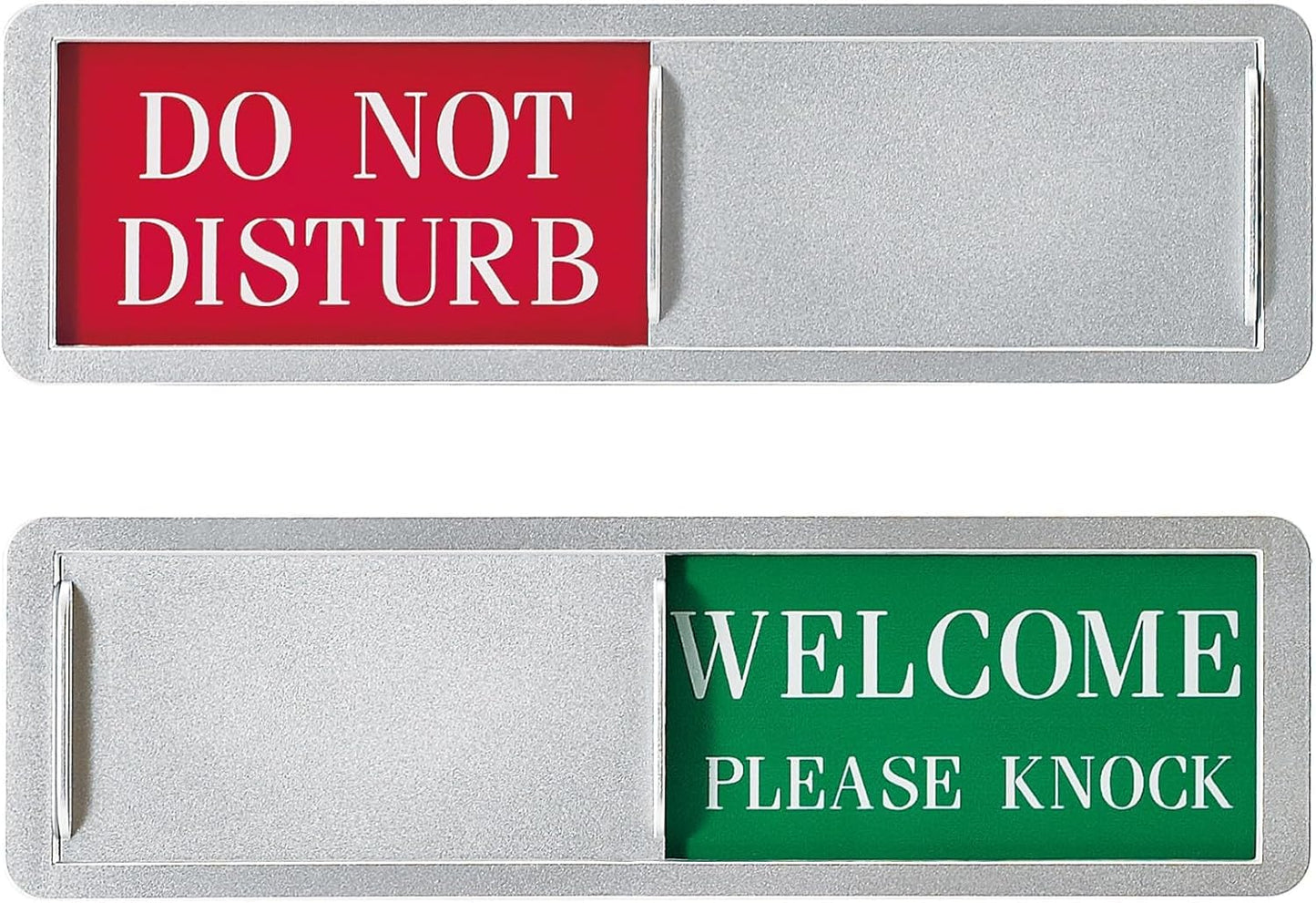 Ziranee DO NOT DISTURB/WELCOME PLEASE KNOCK Sliding Door Sign