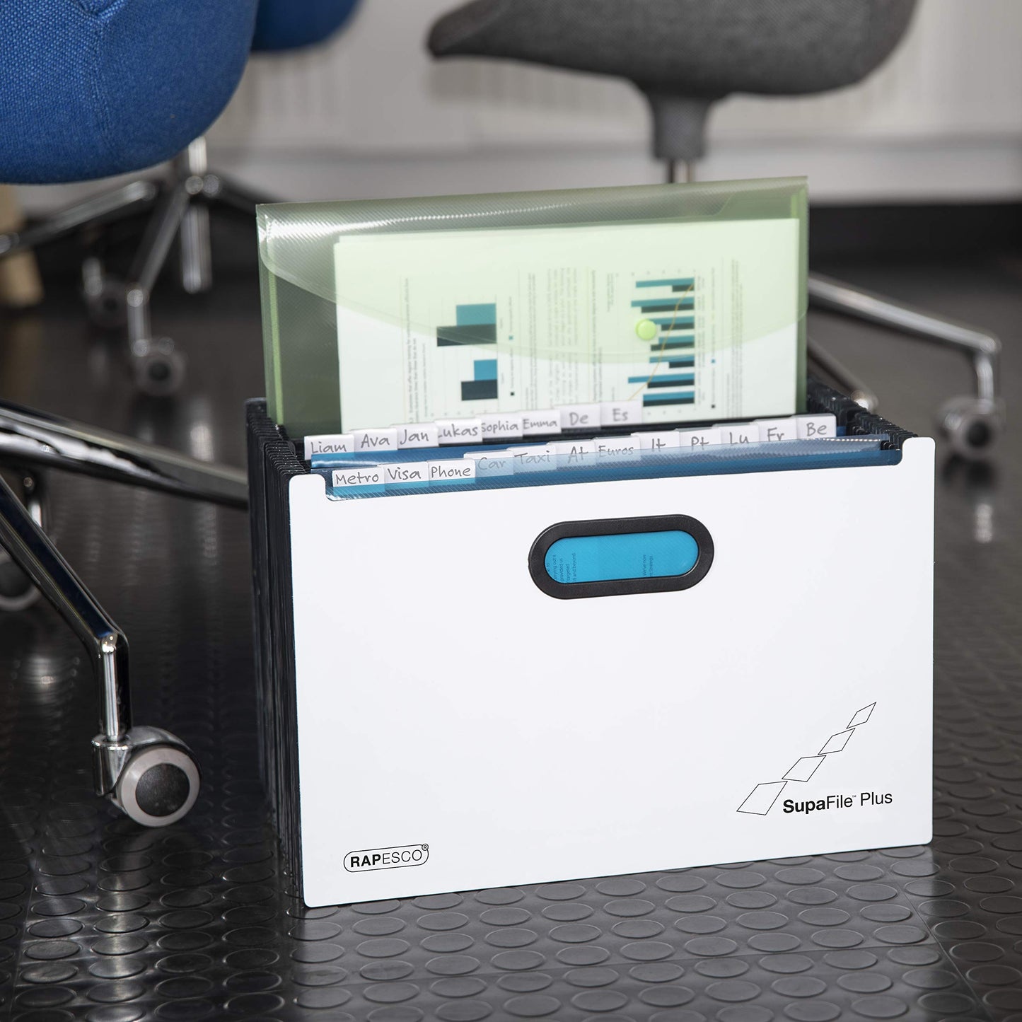 Rapesco 1622 SupaFile Plus 26-Part Expanding File Organizer - A4+