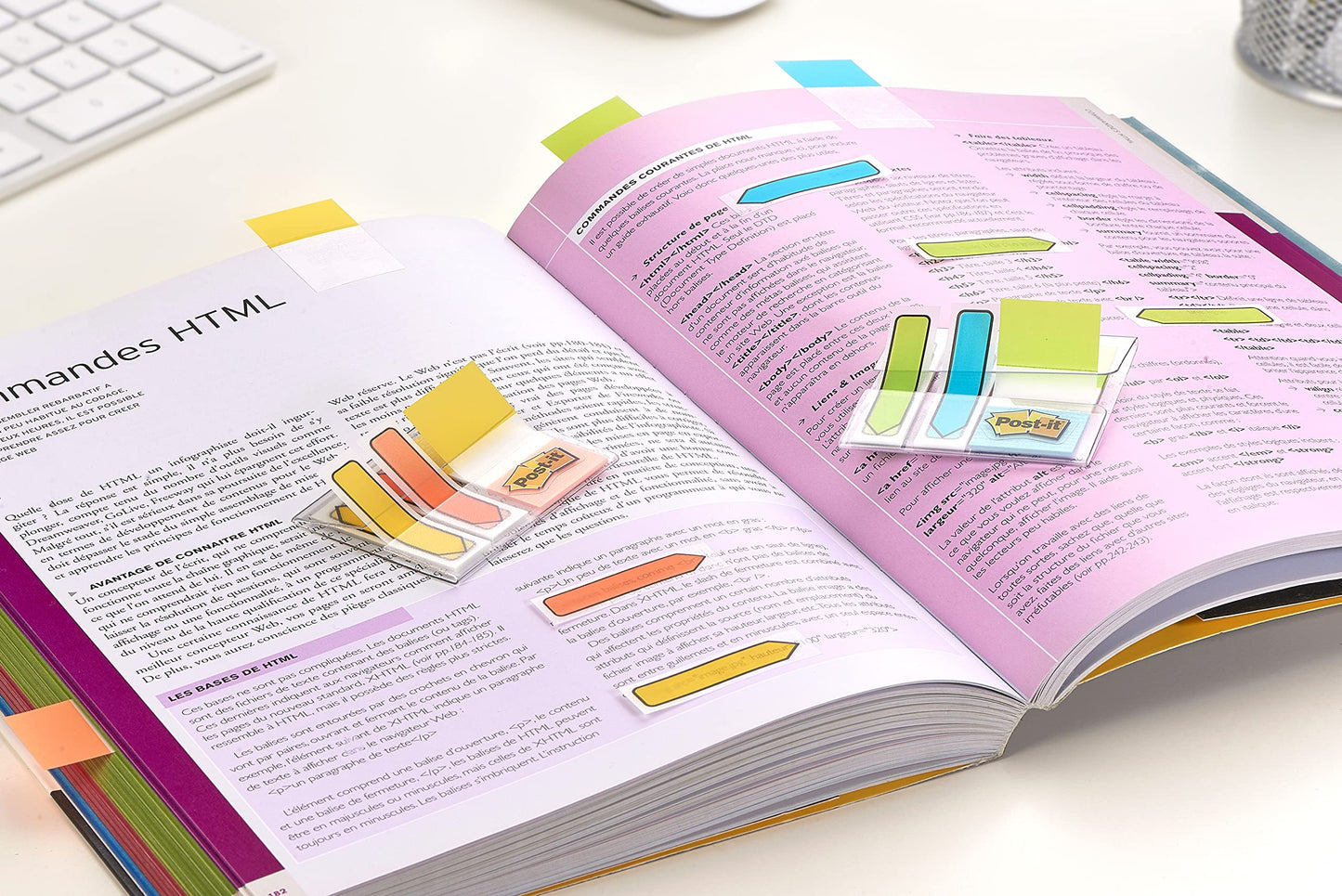 Post-it Index Strong Filing Tabs - 40 Extra Strong Sticky Flags