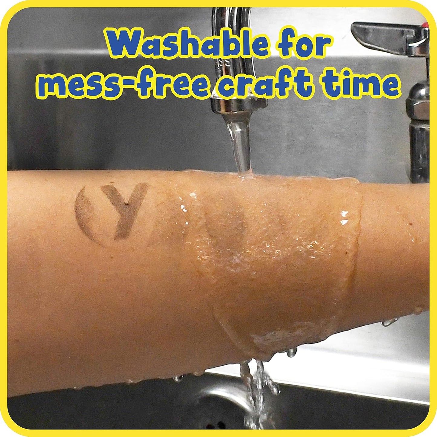 READY 2 LEARN Washable Stamp Pad - Black, Non-Toxic, Fade Resistant