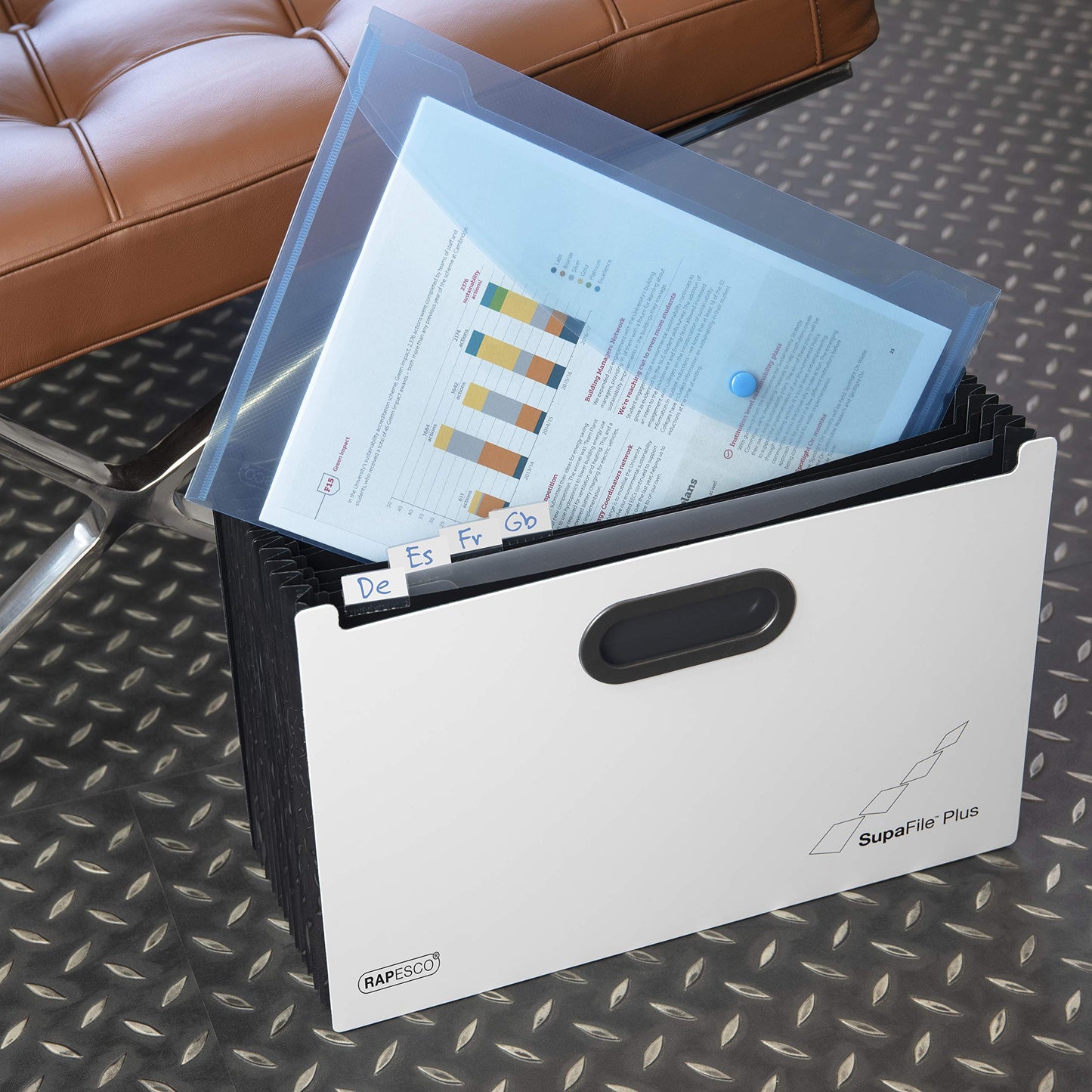 Rapesco 1622 SupaFile Plus 26-Part Expanding File Organizer - A4+