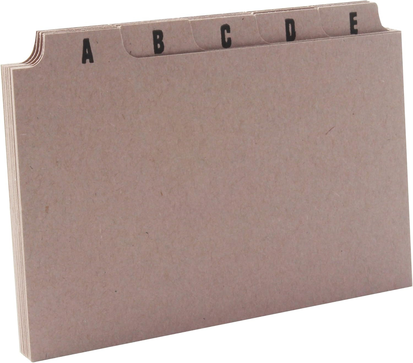 Q-Connect Guide Card 5x3 Inch A-Z Buff (Pack of 25)