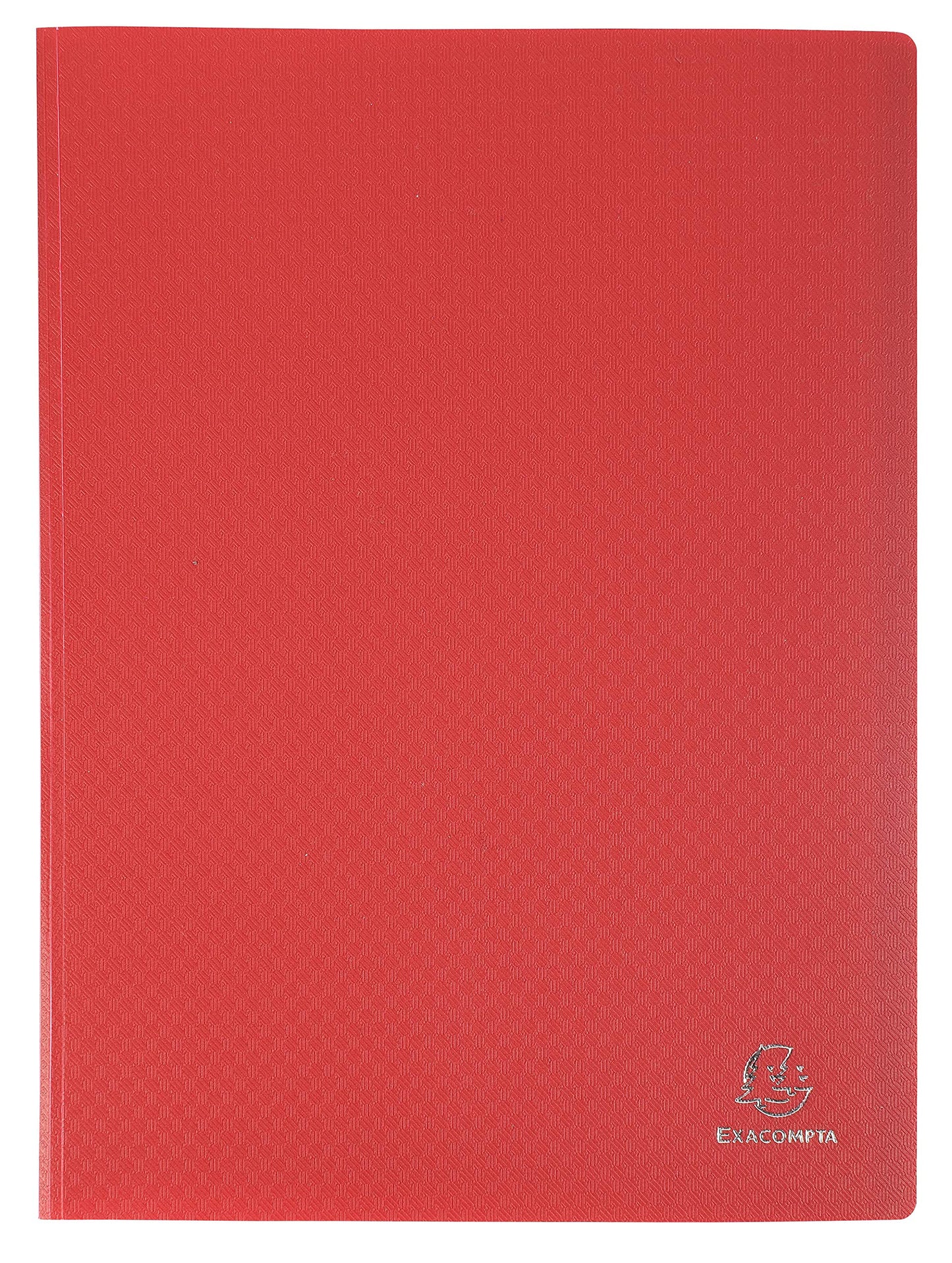 Semi-Rigid PP Display Book for A4 Documents - Red, 40 Pockets-CentralDepot247