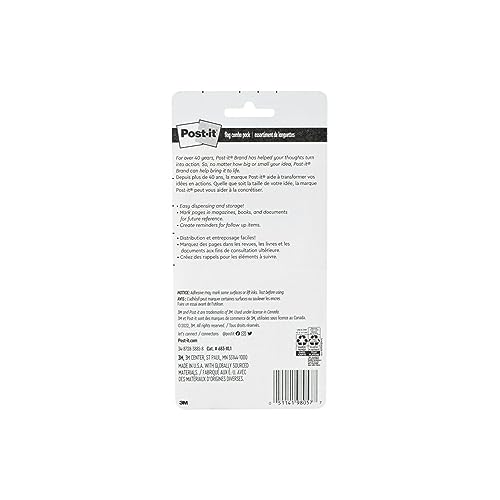 Post-it Flags Combo Pack - 4 Dispensers, Assorted Colors, 320 Flags