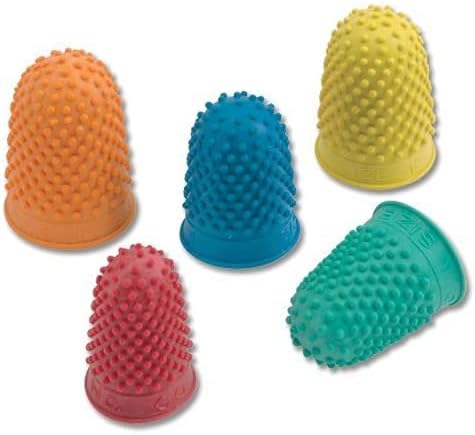 Rubber Finger Tips - 5 Sizes & Colors for Money Counting & Sorting-CentralDepot247