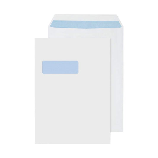 Q-Connect C4 Window Self Seal Envelopes 90gsm White - 250 Pack