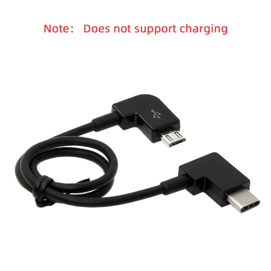 Cablecc Remote Controller Data Cable Type-C to Micro USB for DJI Mavic Pro Platinum Mavic Pro RC Accessories