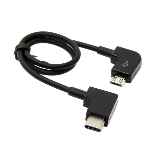 Cablecc Remote Controller Data Cable Type-C to Micro USB for DJI Mavic Pro Platinum Mavic Pro RC Accessories