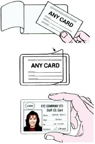 Self Cold Seal ID Laminating Pouches Pack of 10 (67mm x 98mm)