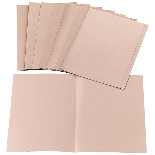 Q-Connect Kraft Square Cut Folder 170gsm Foolscap Buff (Pack of 100)