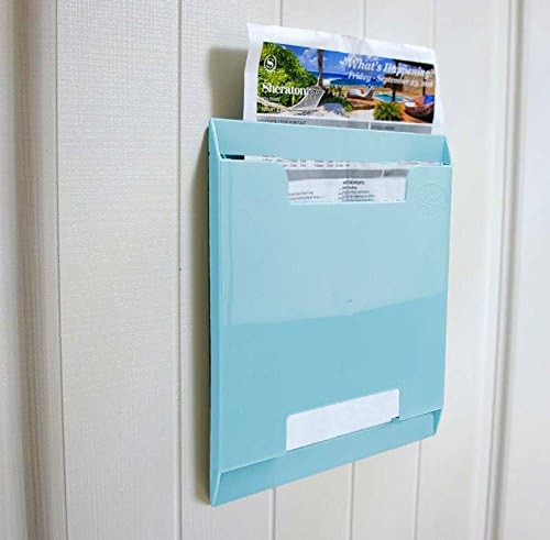 Pack of 2 Vertical Wall-Mounted File Holder for Organizing Mail & Brochures-CentralDepot247
